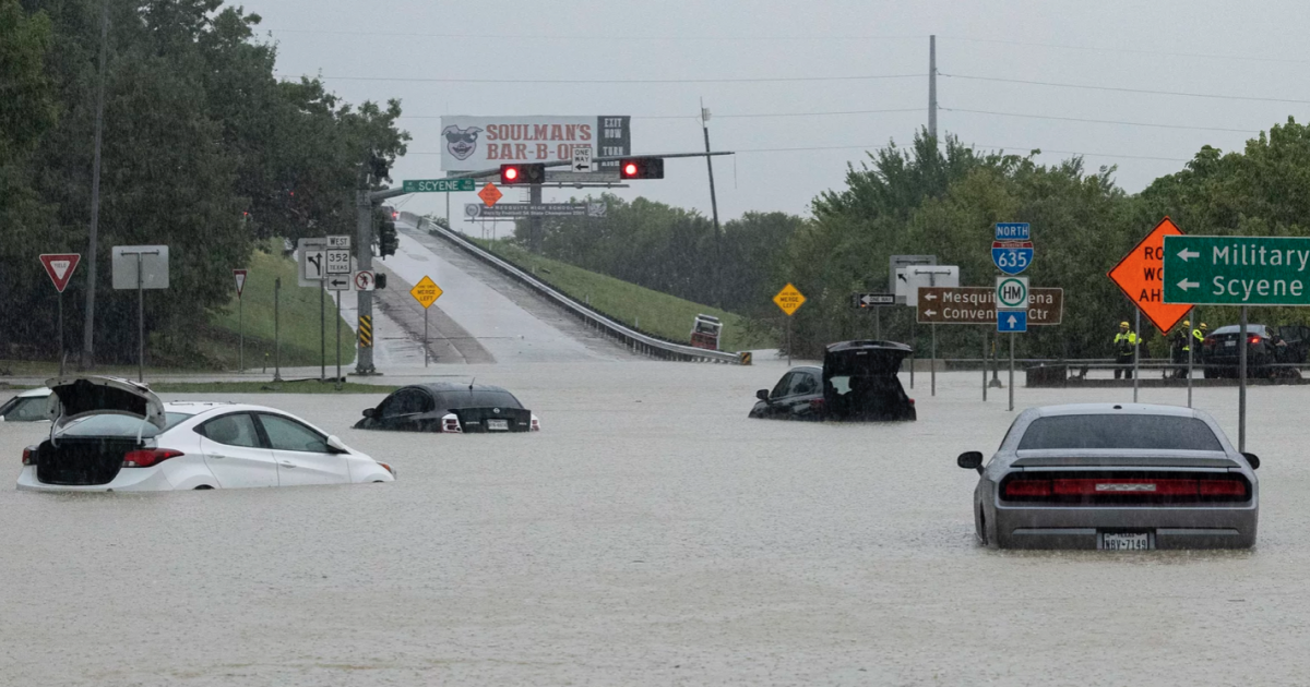 Record Flooding in the Metroplex Kills at Least One & Leaves Hundreds Scrambling
