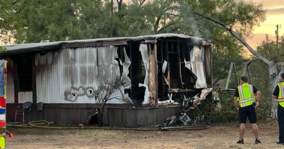 WATCH: Early Morning Blaze Destroys Lake View Mobile Home