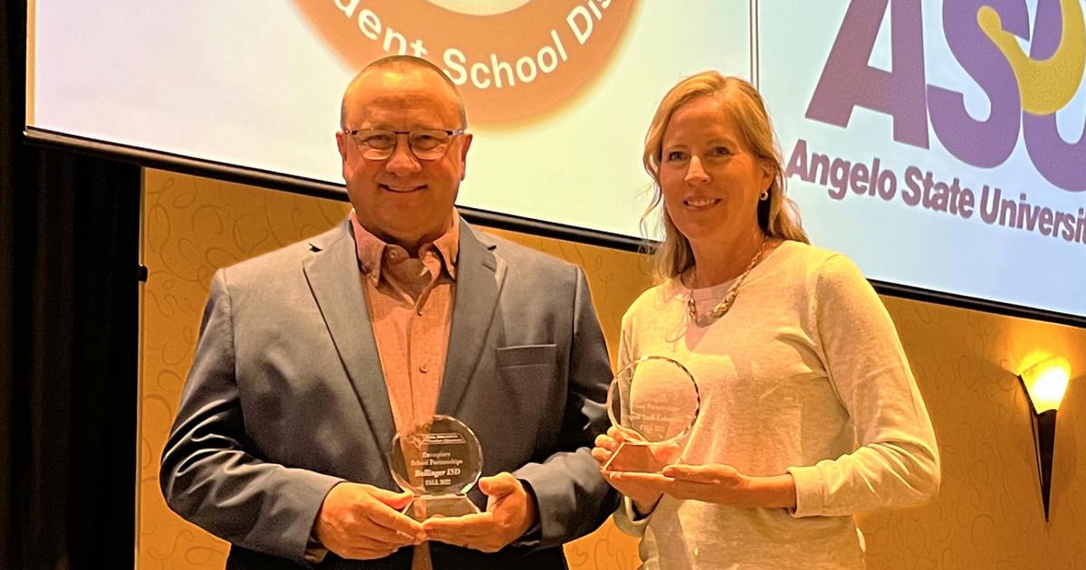 Ballinger ISD & Angelo State University Team Up for Partnership Award