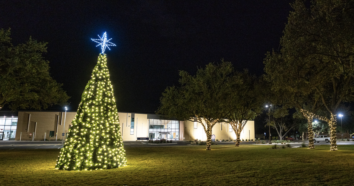 Annual Angelo State University Christmas Tree Lighting Ceremony is Tuesday