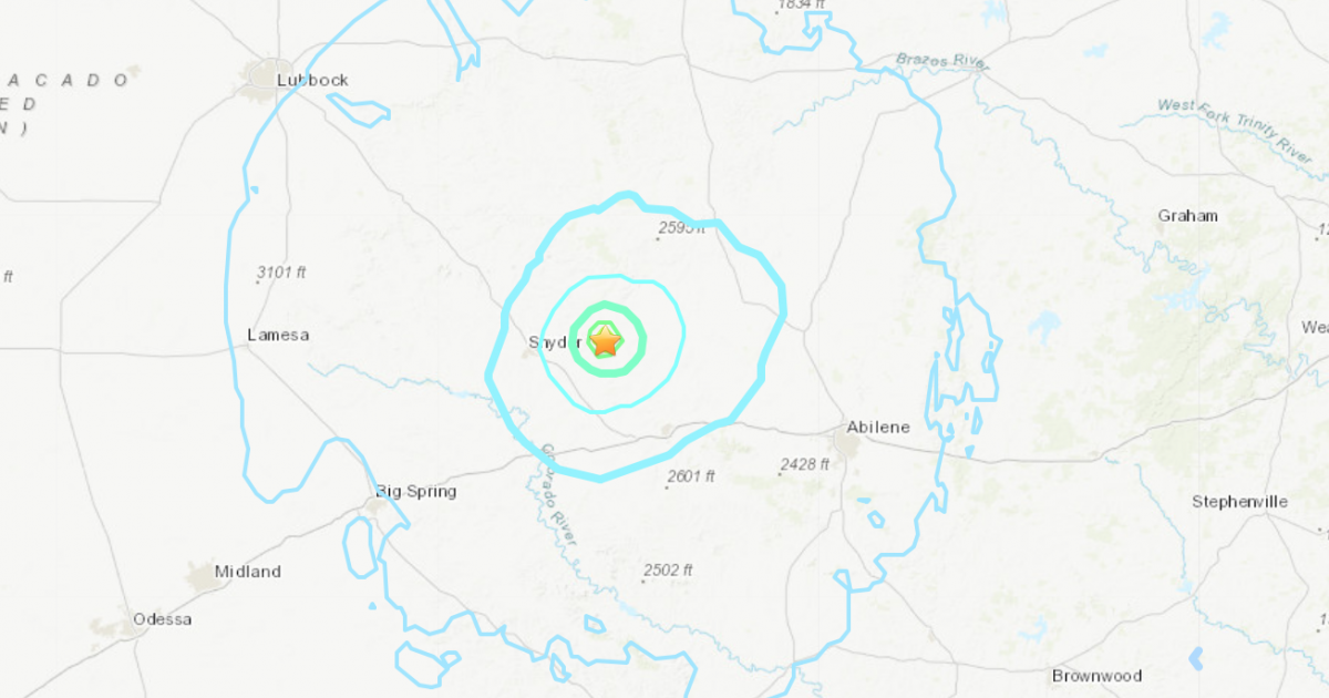 Earthquake Rattles West Texas Again!