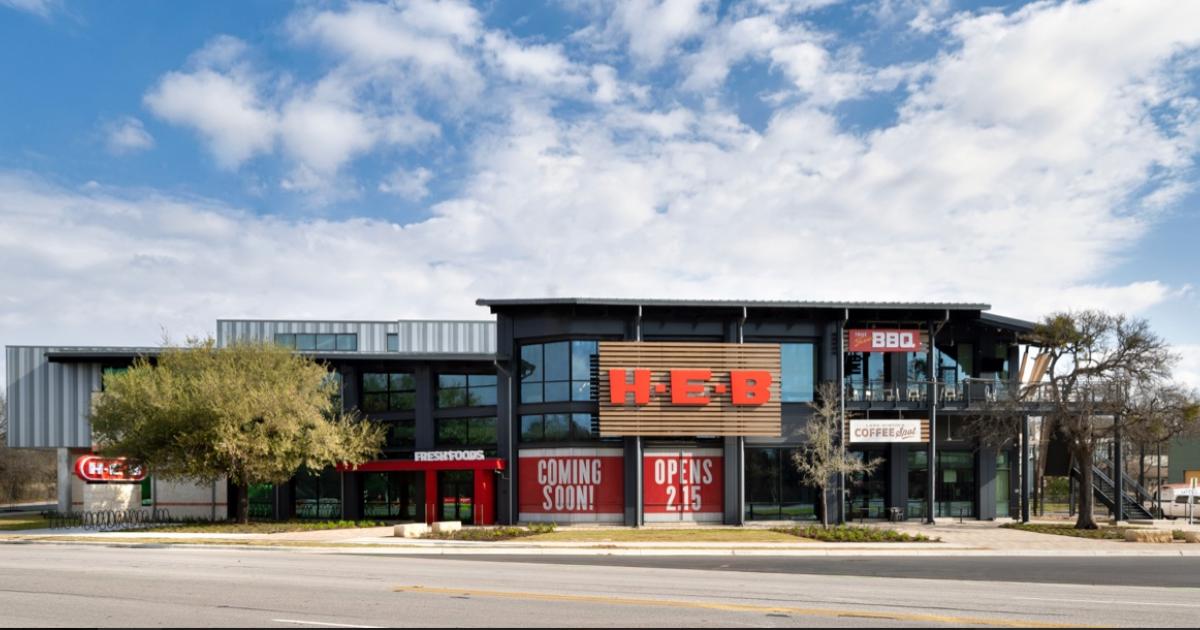 H-E-B Opens Trendy Brand New 2-story Megastore On Lake Austin