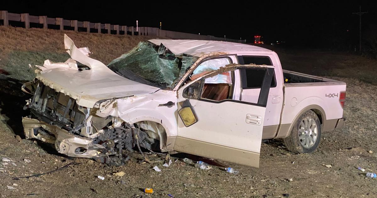 Driver Walks Away From High Speed Rollover On US 87