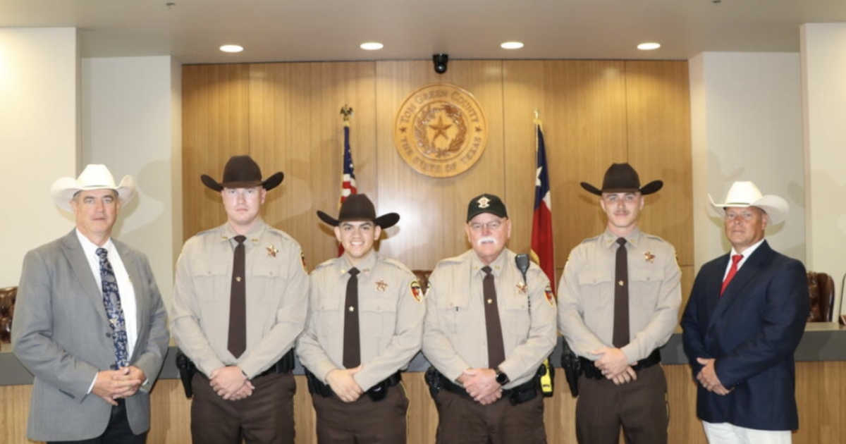 Tom Green County Sheriff #39 s Office Welcomes New Deputies