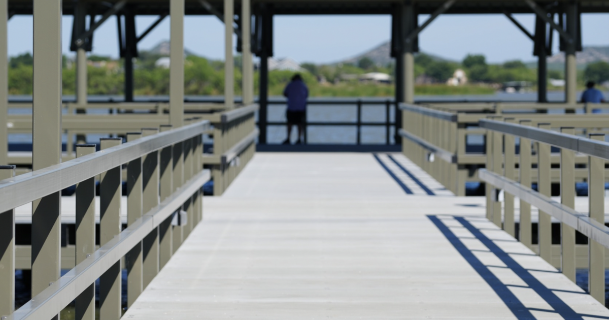 New Pier at Lake Nasworthy is Really Open Now