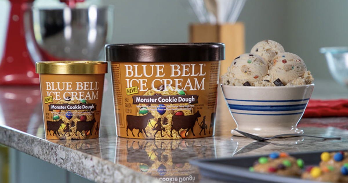 Blue Bell Launches Monster Cookie Dough Ice Cream