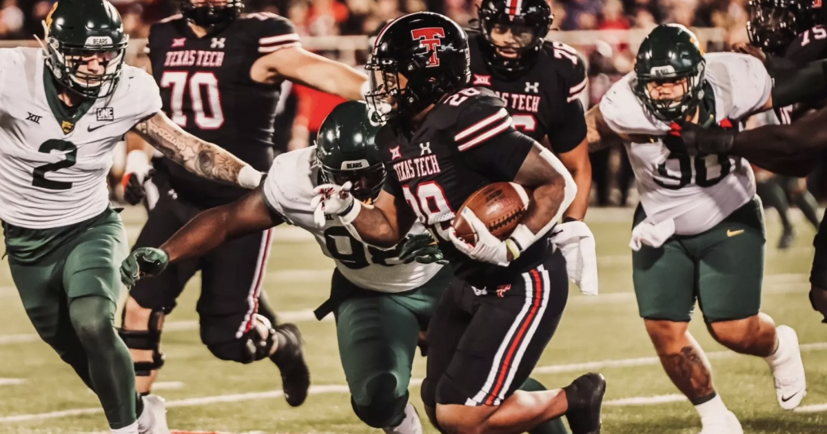 Texas Tech RB Tahj Brooks Ready for Leading Role in the Offense