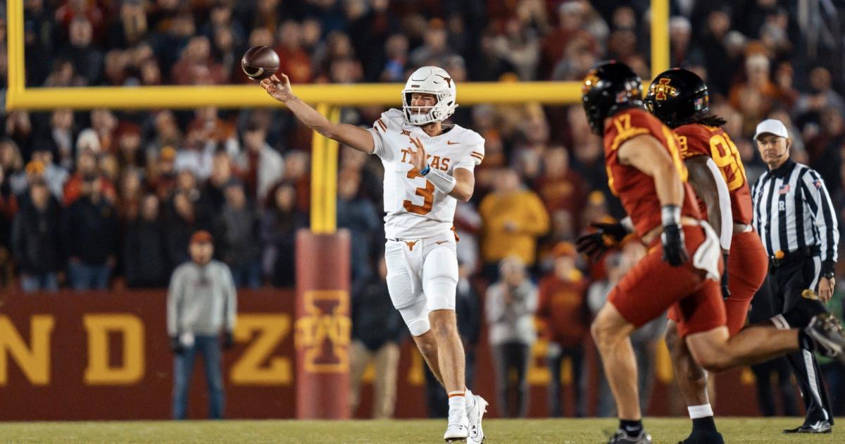 No. 7 Longhorns Down the Cyclones, One Win Away from Big 12 Title Game ...