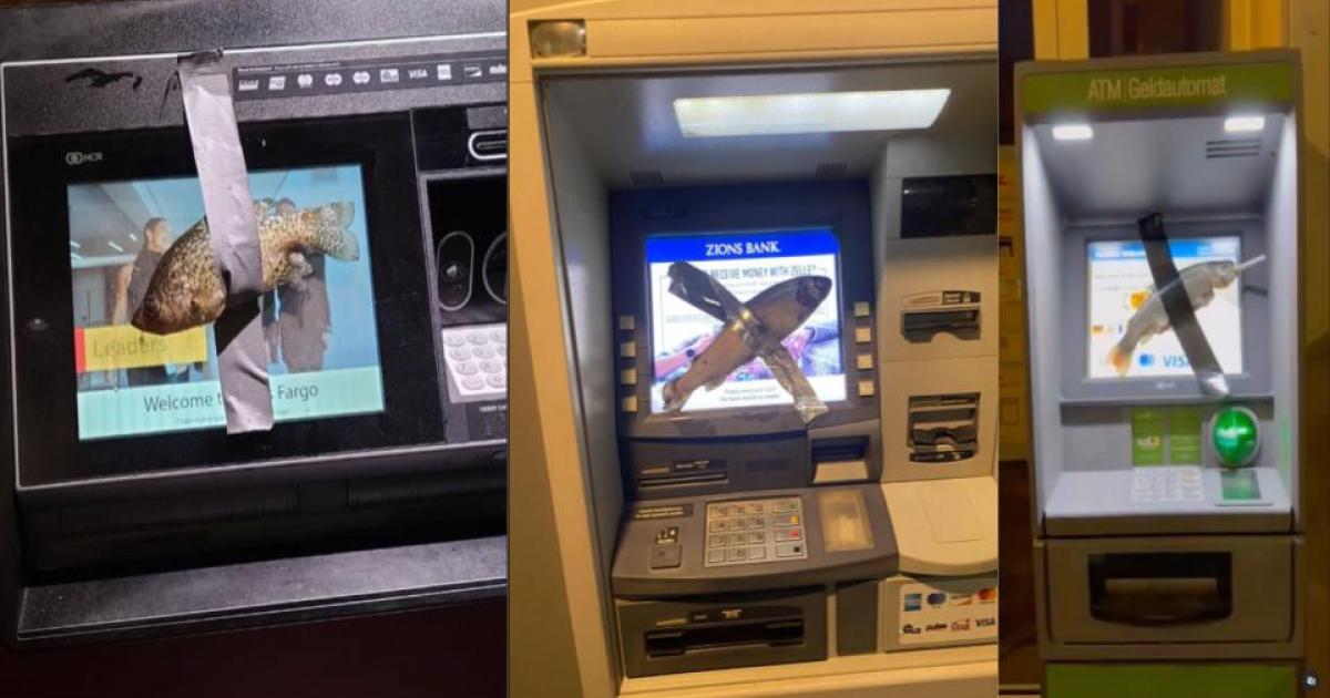 'Fish Bandit' Hooks Authorities with Bizarre ATM Stunts