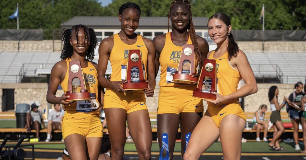 Angelo State Track & Field Ends Season with Two National Titles