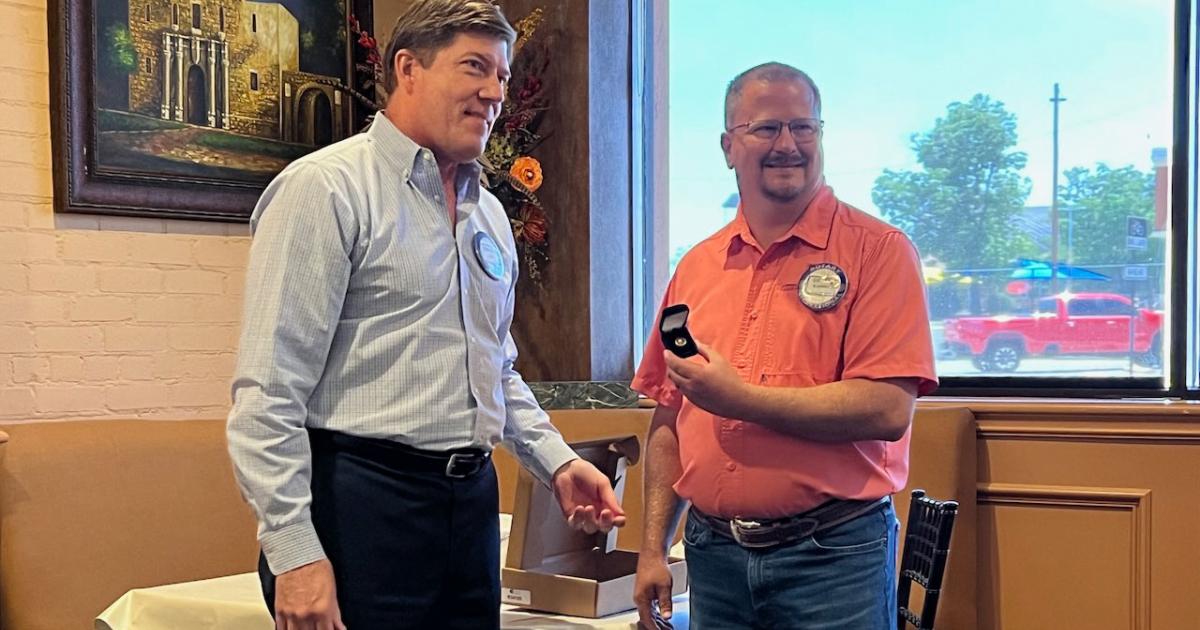 Edward Yale takes over leadership of the Rotary Club of San Angelo