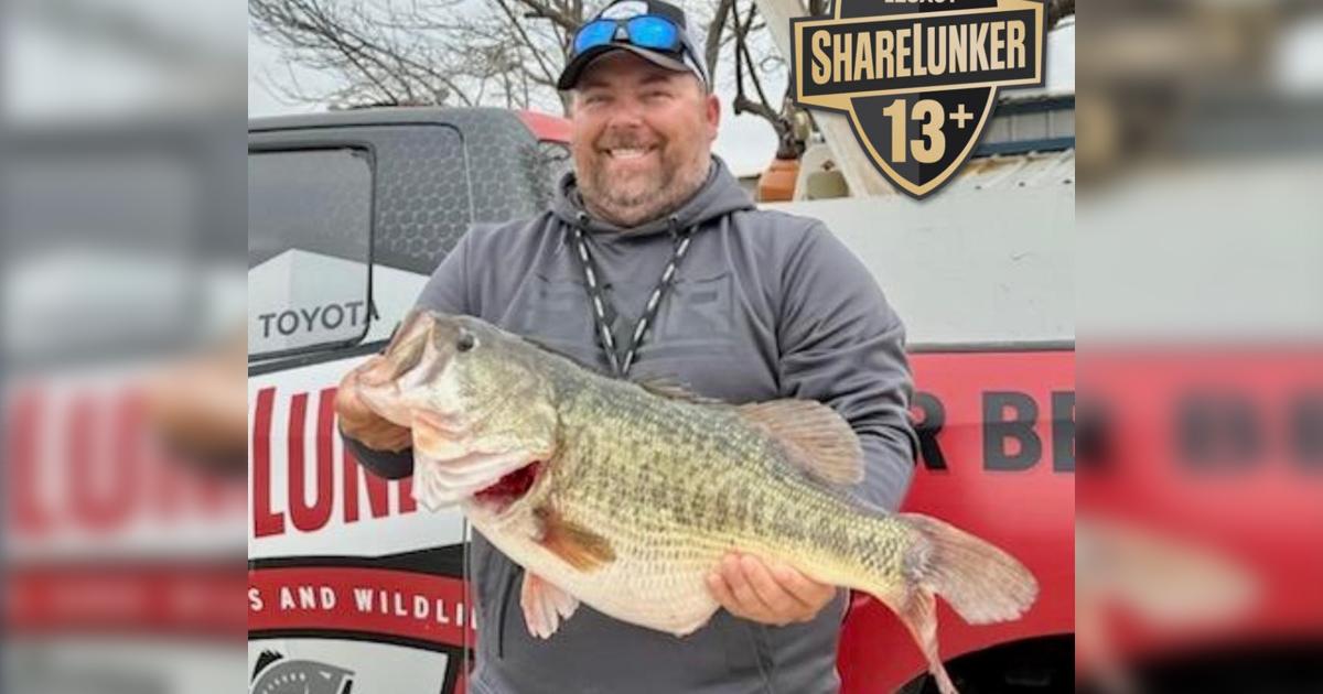 O.H. Ivie Logs Third Legacy Class ShareLunker of 2025