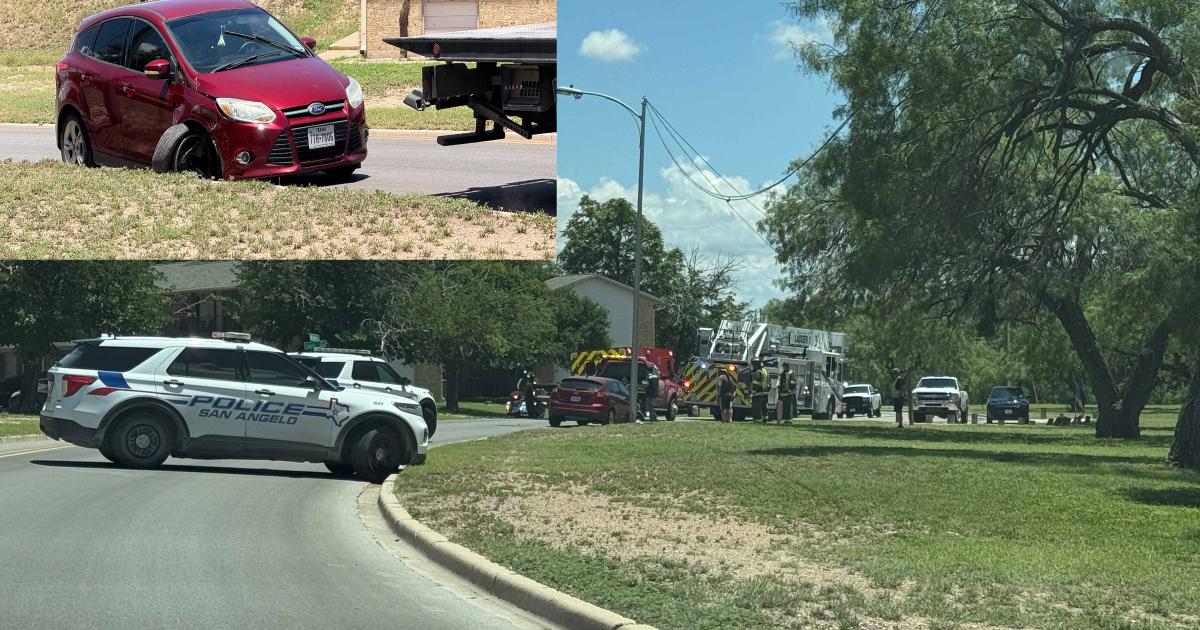 Crash on Rio Concho Drive Sends 1 to Hospital