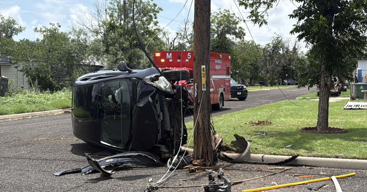 Driver Cited After Crashing Into Pole While Distracted by Phone
