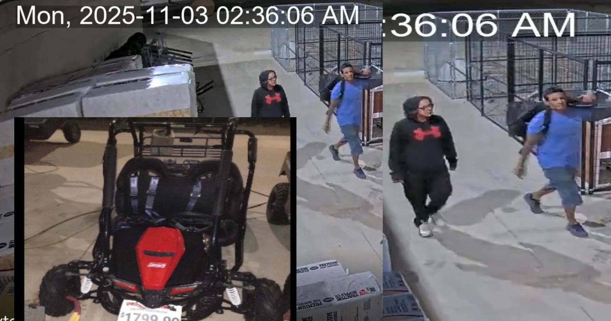 Police Seek Help Identifying Man Suspected in Go-Kart Theft