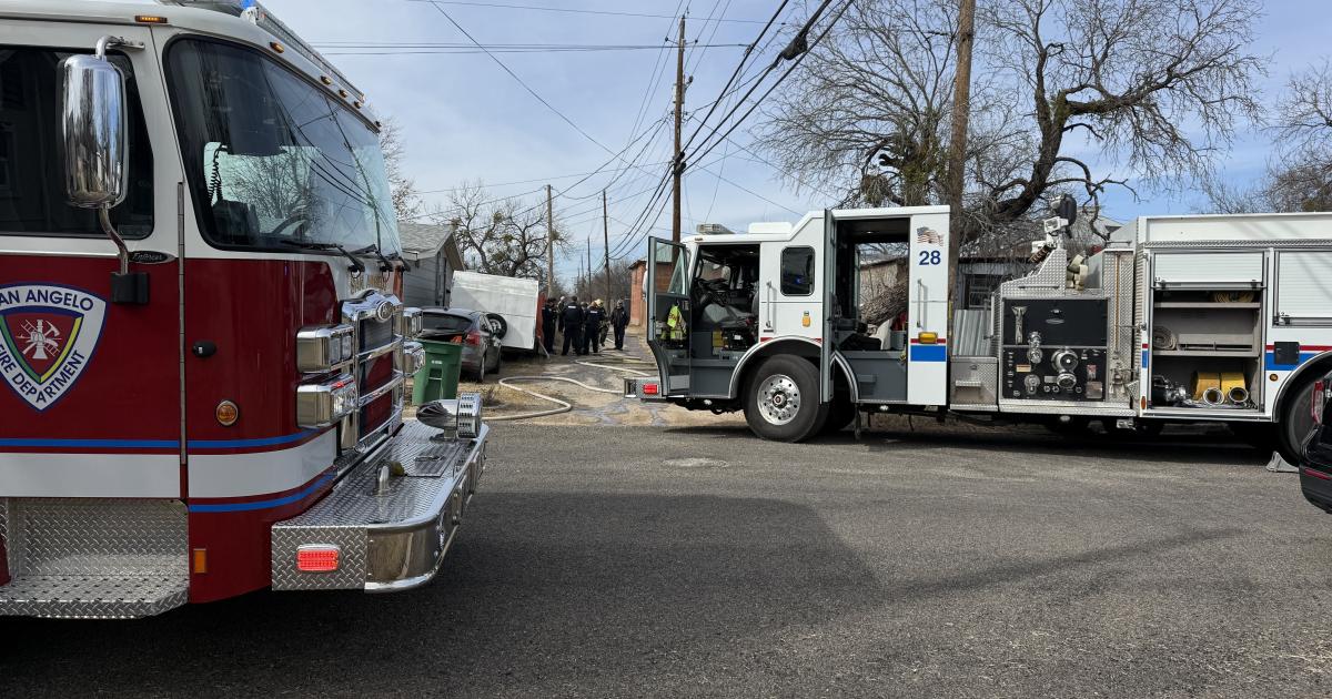Vehicle Catches Fire in San Angelo Neighborhood