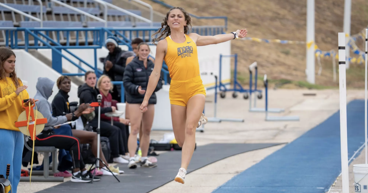 Angelo State Indoor Track Opens 2026 in Lubbock