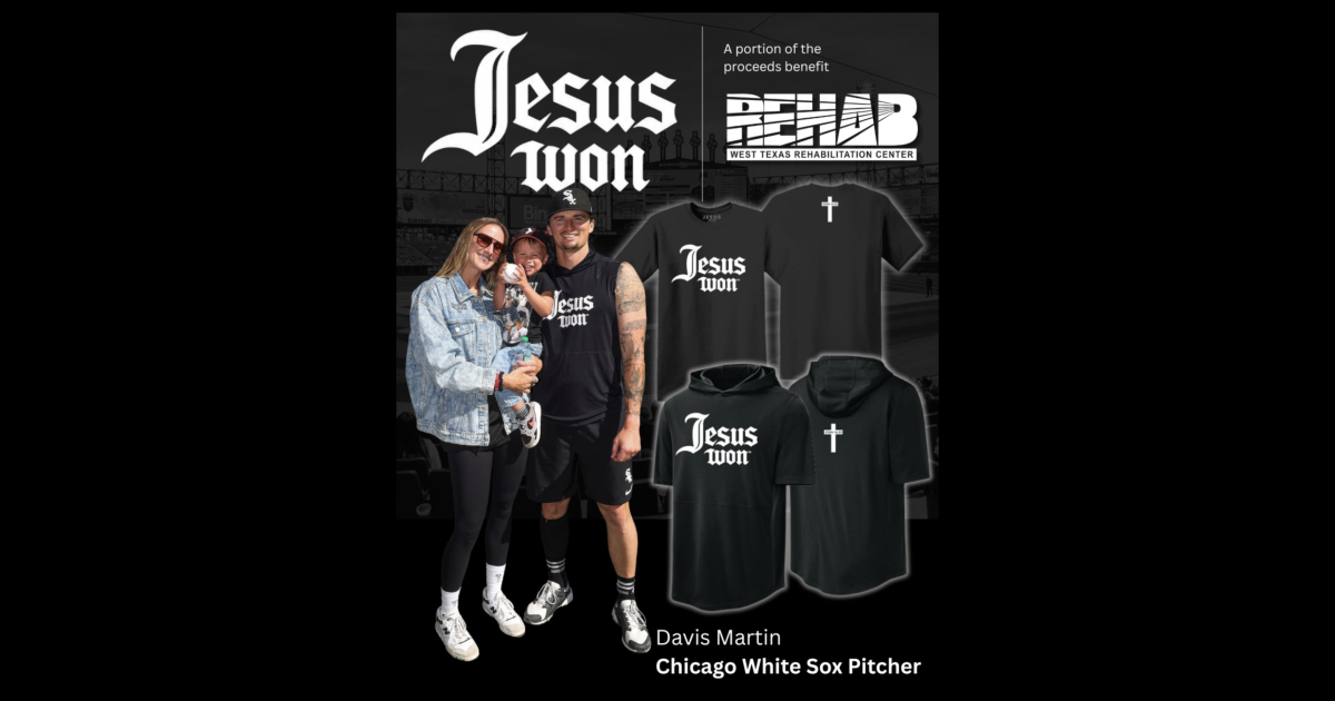 Davis Martin, Jesus Won Apparel Partner With West Texas Rehab