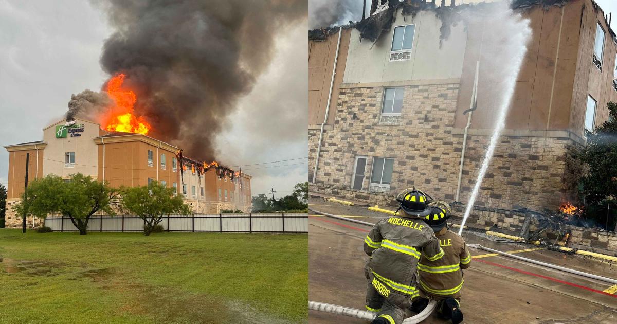 Lightning Strike Sparks Major Fire at Brady Hotel