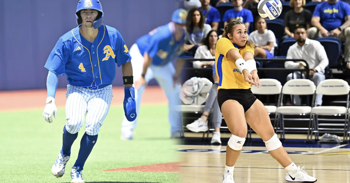 Angelo State's Beck, Ferguson Named LSC's 2026 Scholar Athletes