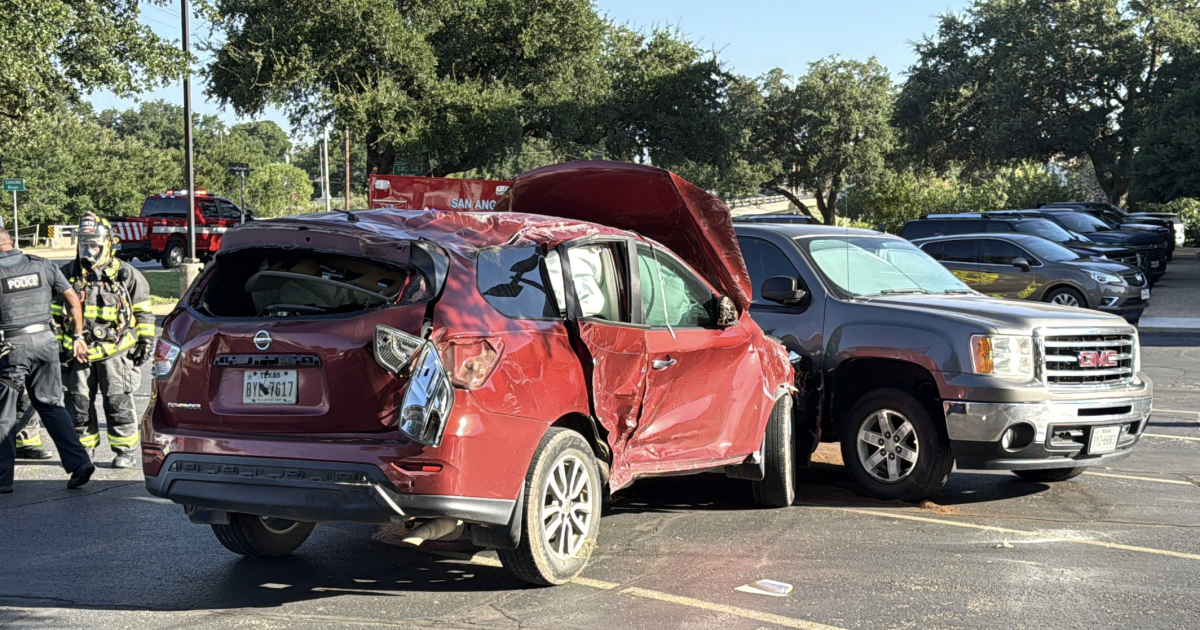 Vehicle Rolls Over After Crash, Hits Hydrant, Sign, and Two Vehicles
