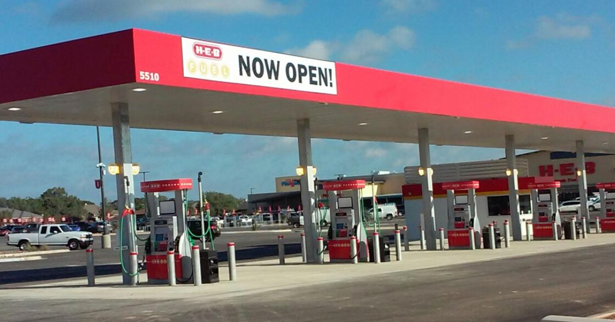 New H-E-B Gas Pumps Open - All 20 Of Them