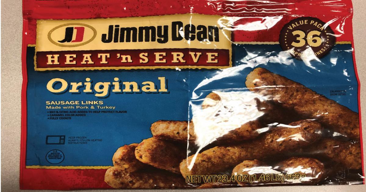 Jimmy Dean Sausage Links Recalled for Possible Metal Inside