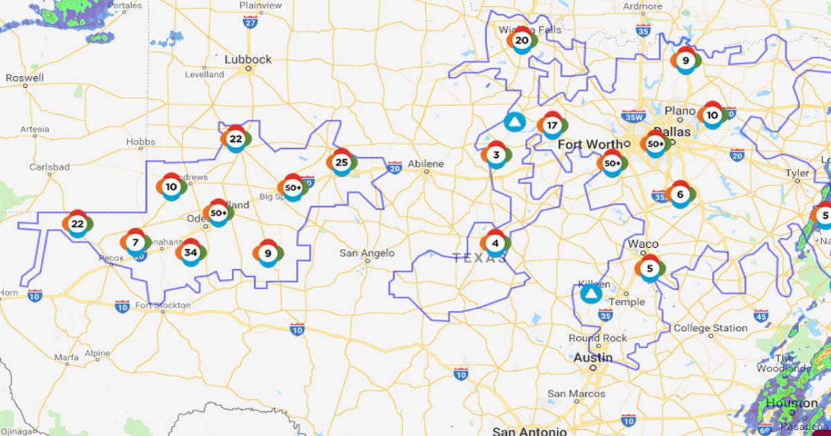 8 300 Oncor Customers Without Electricity After Storm