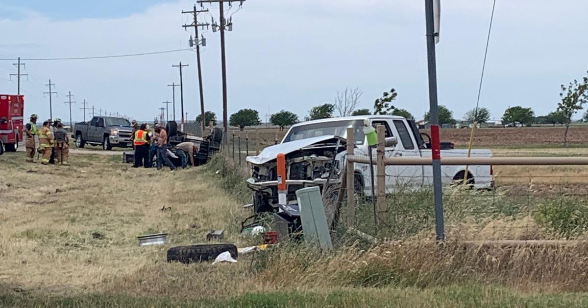 WATCH: Two People Trapped in Horrific Crash on FM-765 Near Wall