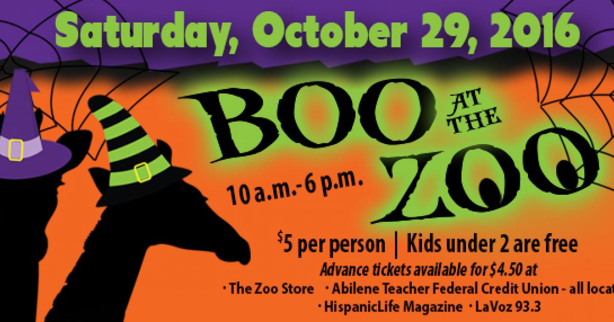 Abilene Zoo hosts Boo at the Zoo Halloween Party