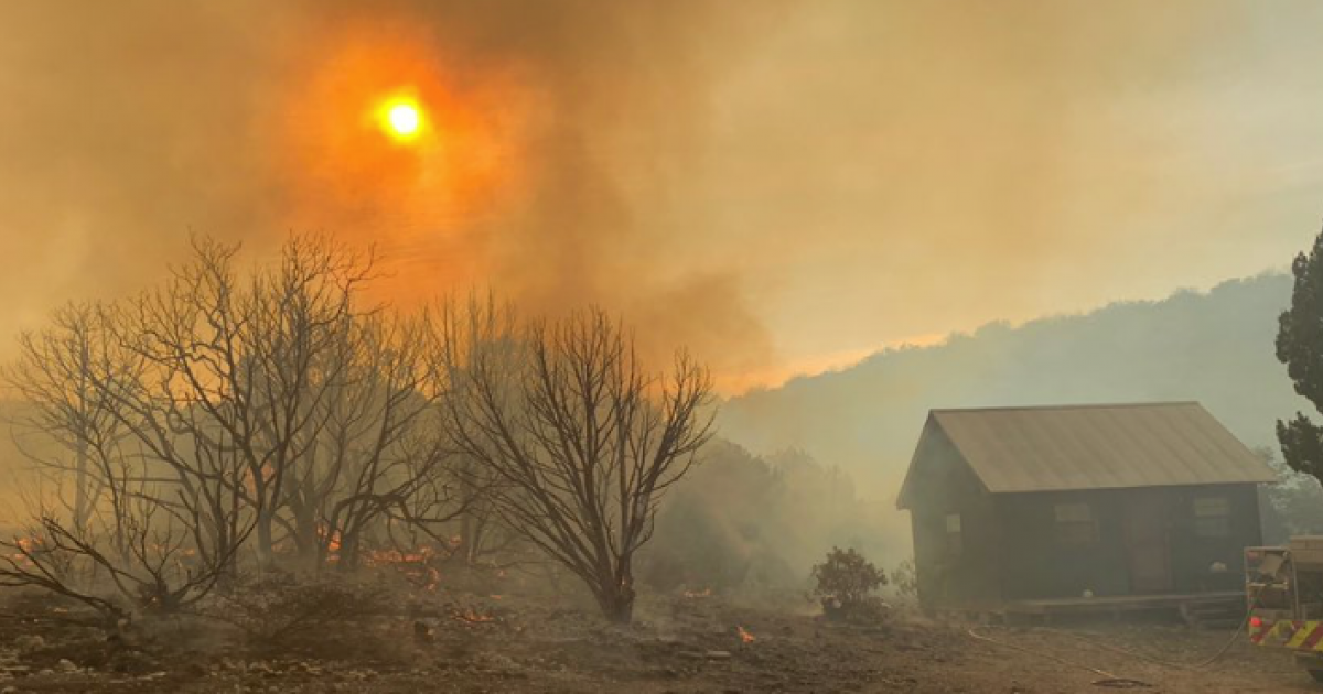 Crockett County Wildfire Burns 10,000 Acres