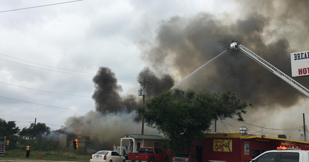 Hay Barn Owned by Palmer Feed Bursts Into Flames