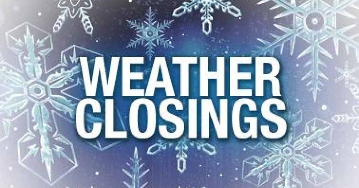 Weather Closings and Delays for New Year's Eve