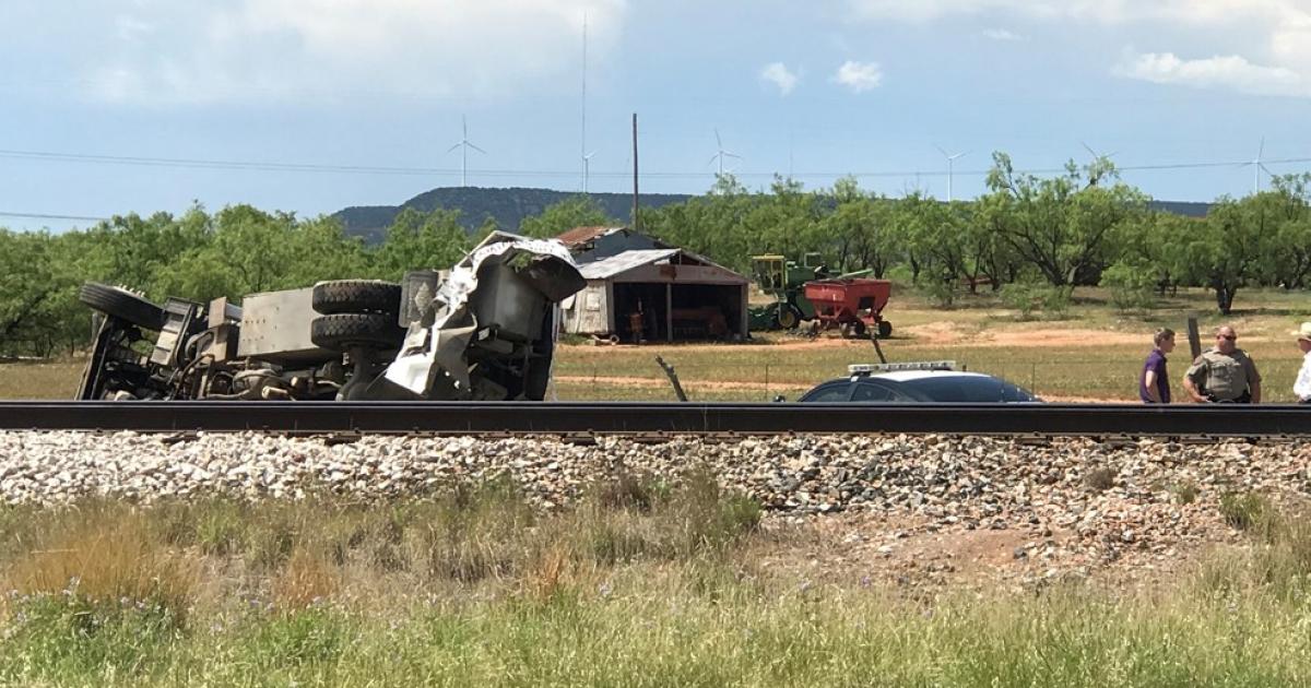 Truck Driver Miraculously Walks Away from Collision with Train