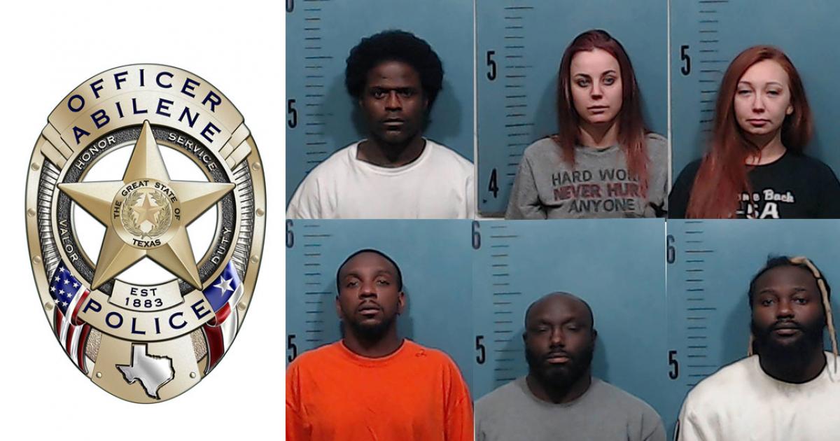 Abilene Police Department Arrests Six; Burglaries