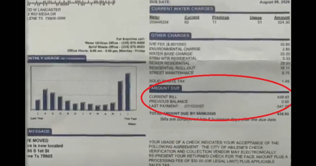 Abilene Water Bills Skyrocket with New Smart Meters