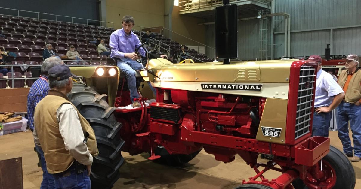Have You Ever Seen an International Harvester 826 Gold Demonstrator Before?