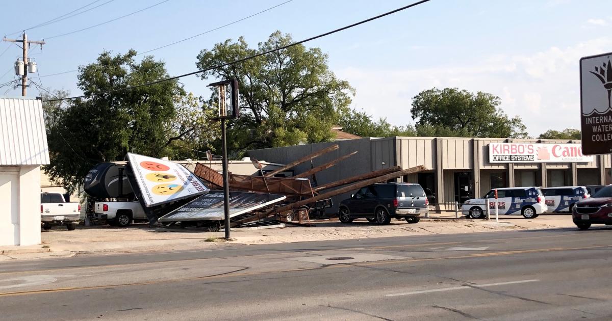 Rogue Storm Causes Power Outages and Widespread Damage Across San Angelo