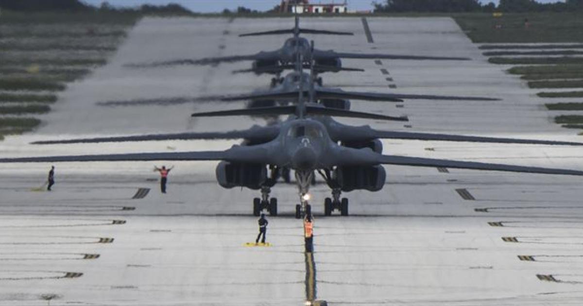 Dyess AFB B1 Bombers Deployed to Meet Russian Threat