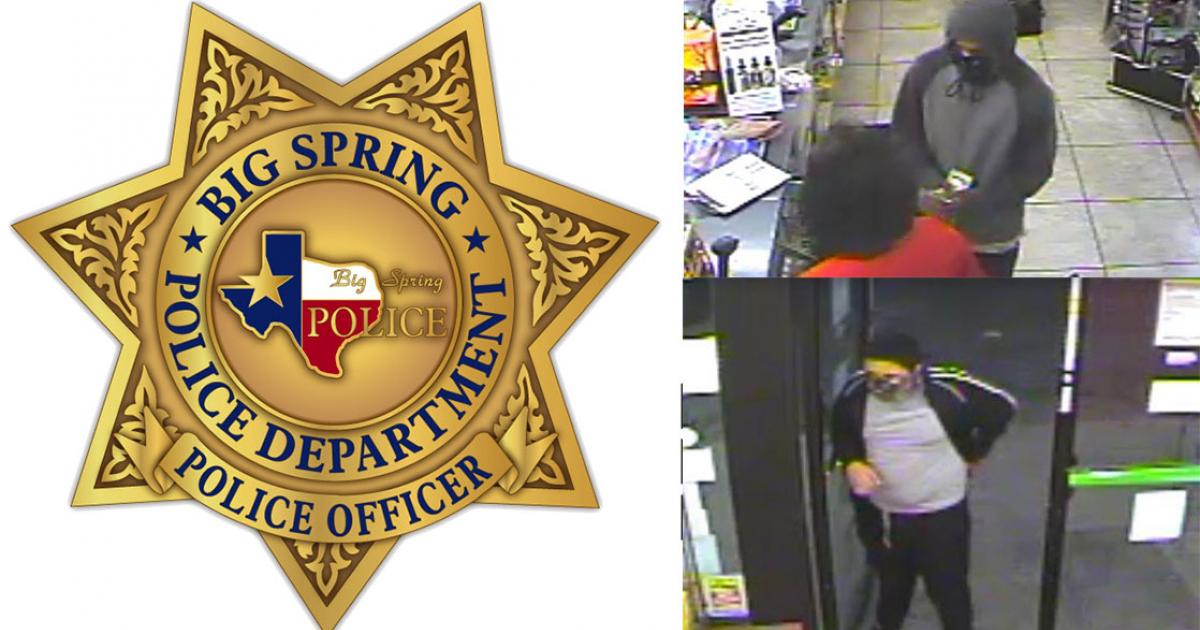 Big Spring Police Department Search For Thieves