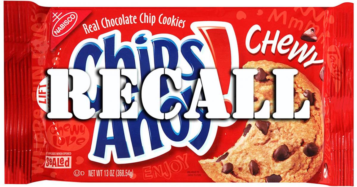 Chewy Chips Ahoy Recalled Due to "Unexpected Solidified Ingredient"