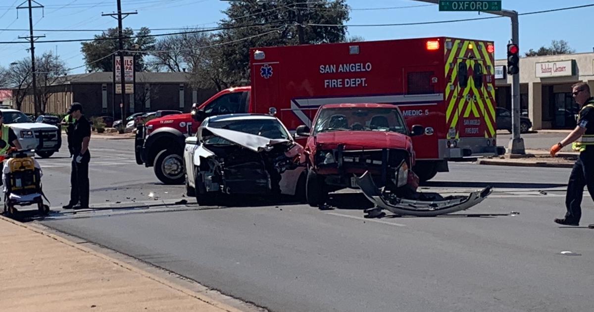 WATCH: Crash Blocks Busy San Angelo Intersection