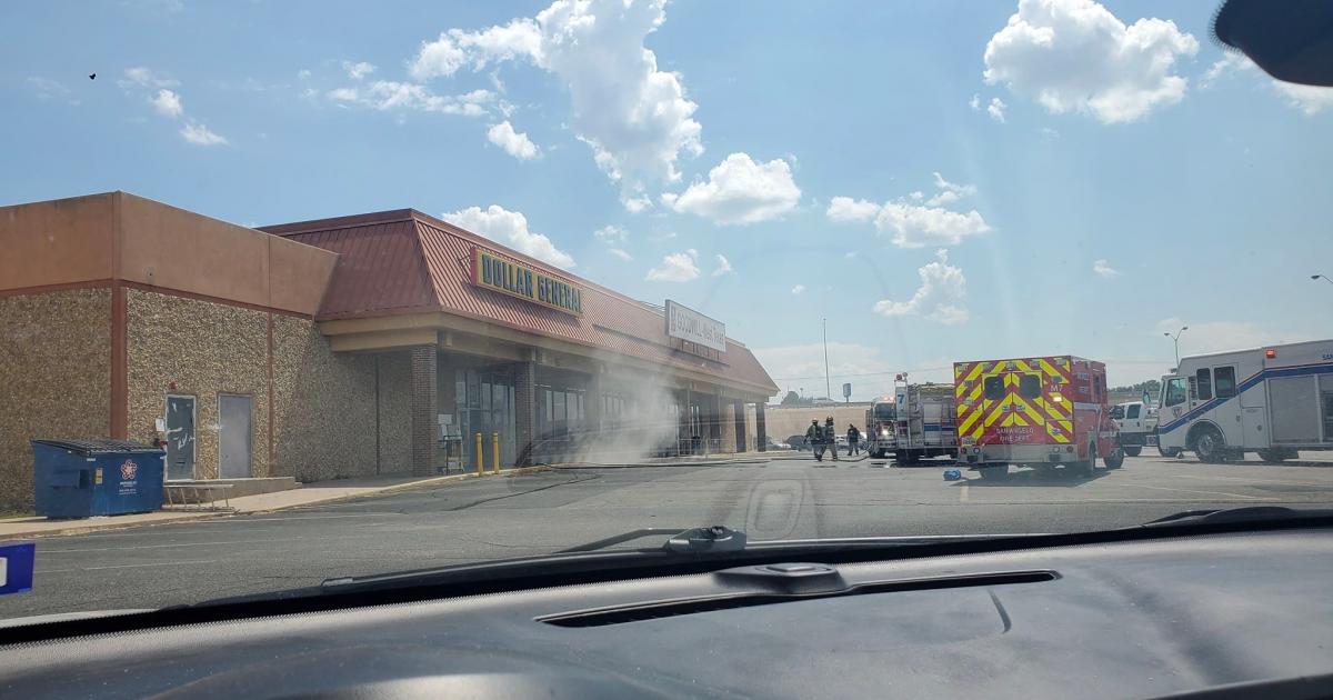 WATCH Fire at the Dollar General Store on College Hills