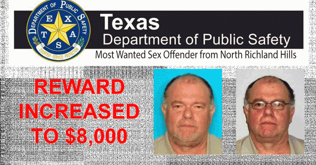 Texas Dps Reward Increase For Most Wanted Sex Offender