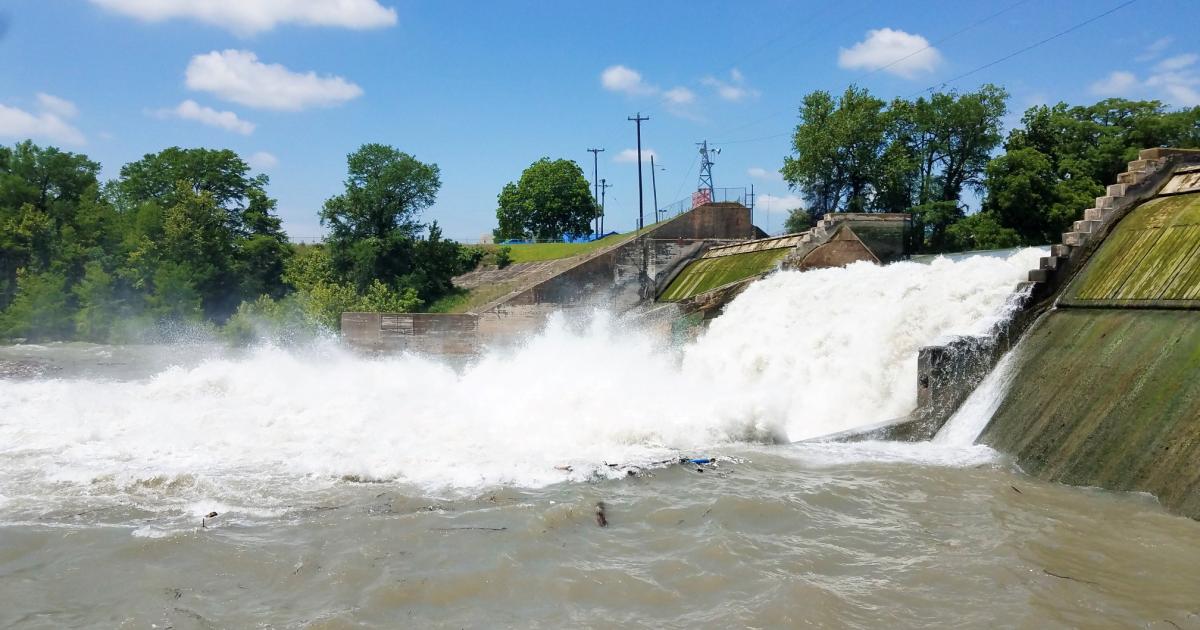 WATCH Dam Failure Near New Braunfels
