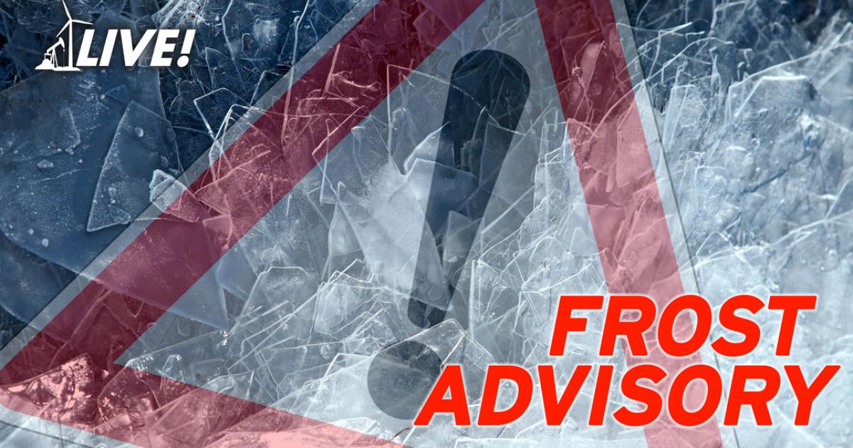 Frost Advisory Issued for the Concho Valley