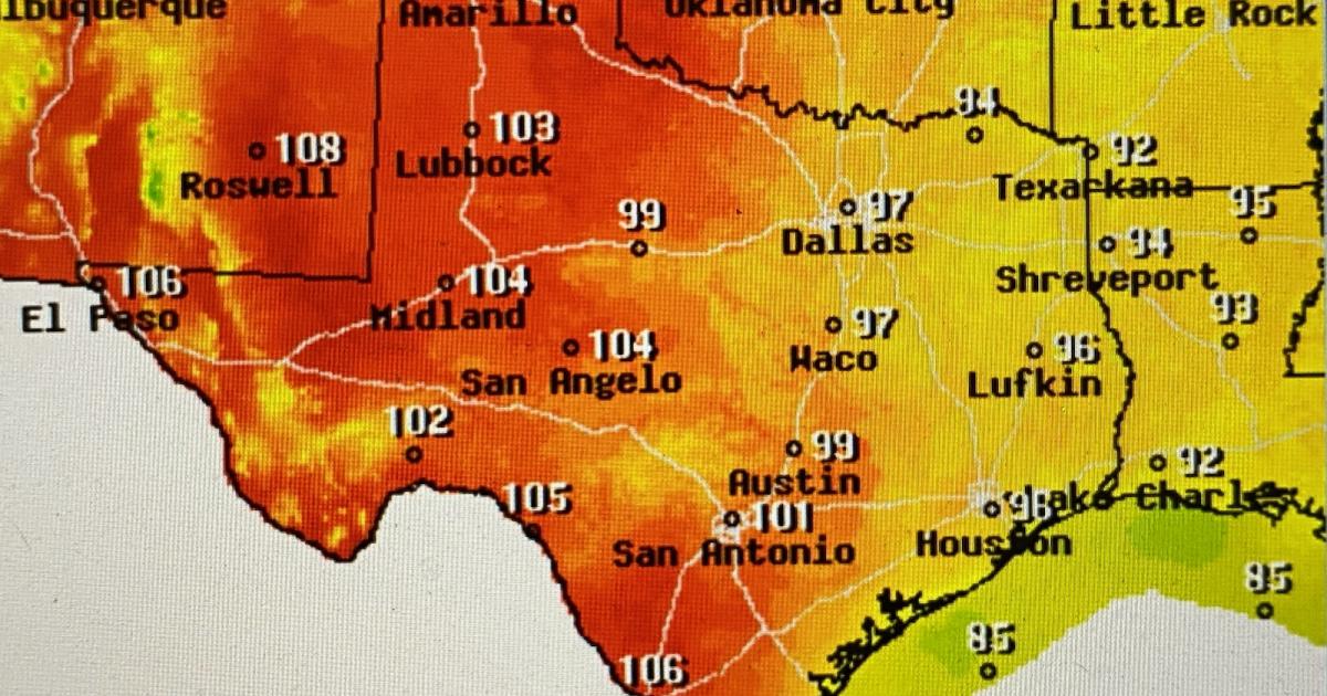 Excessive Heat Continues Across West Texas Through Next Week