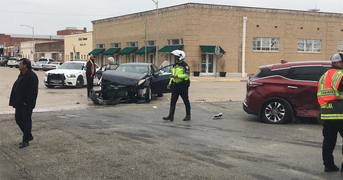 Two Car Crash Sends Two to the Hospital