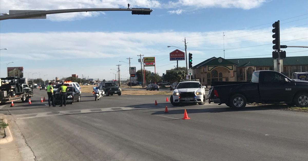 Two Vehicle Crash at Busy San Angelo Intersection Blocks Traffic