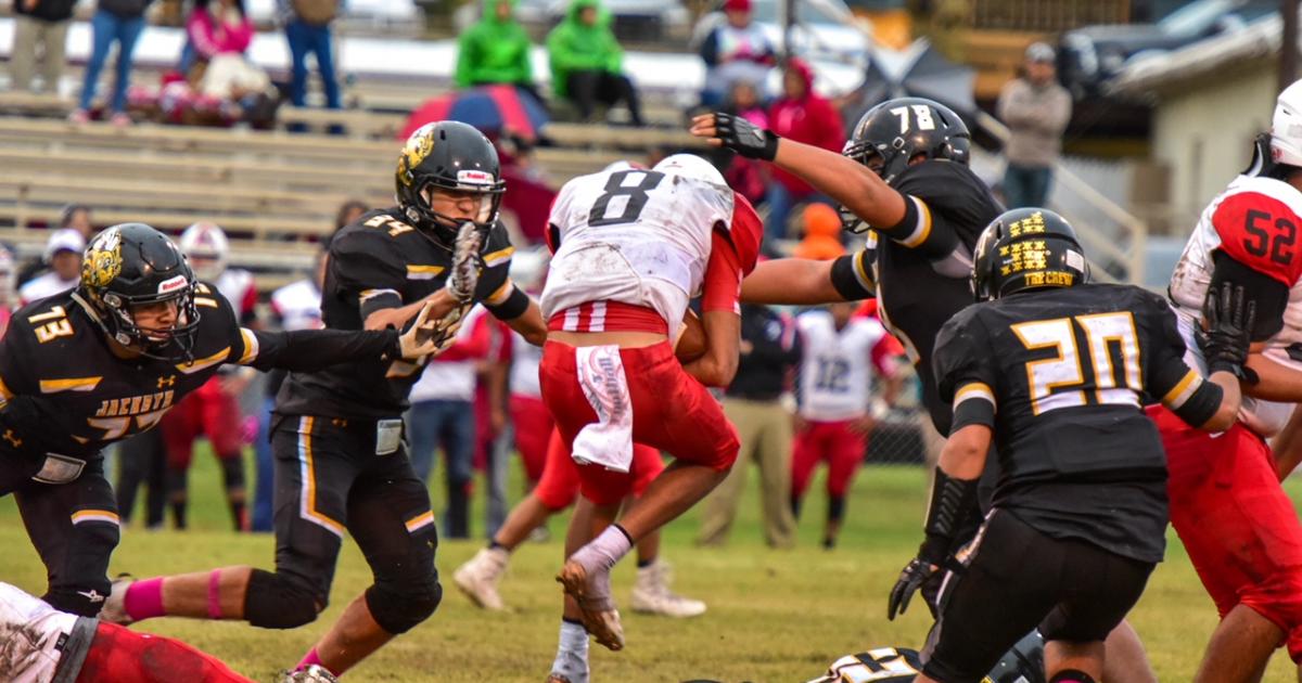 AREA FOOTBALL Rocksprings Too Much for Beleaguered Menard